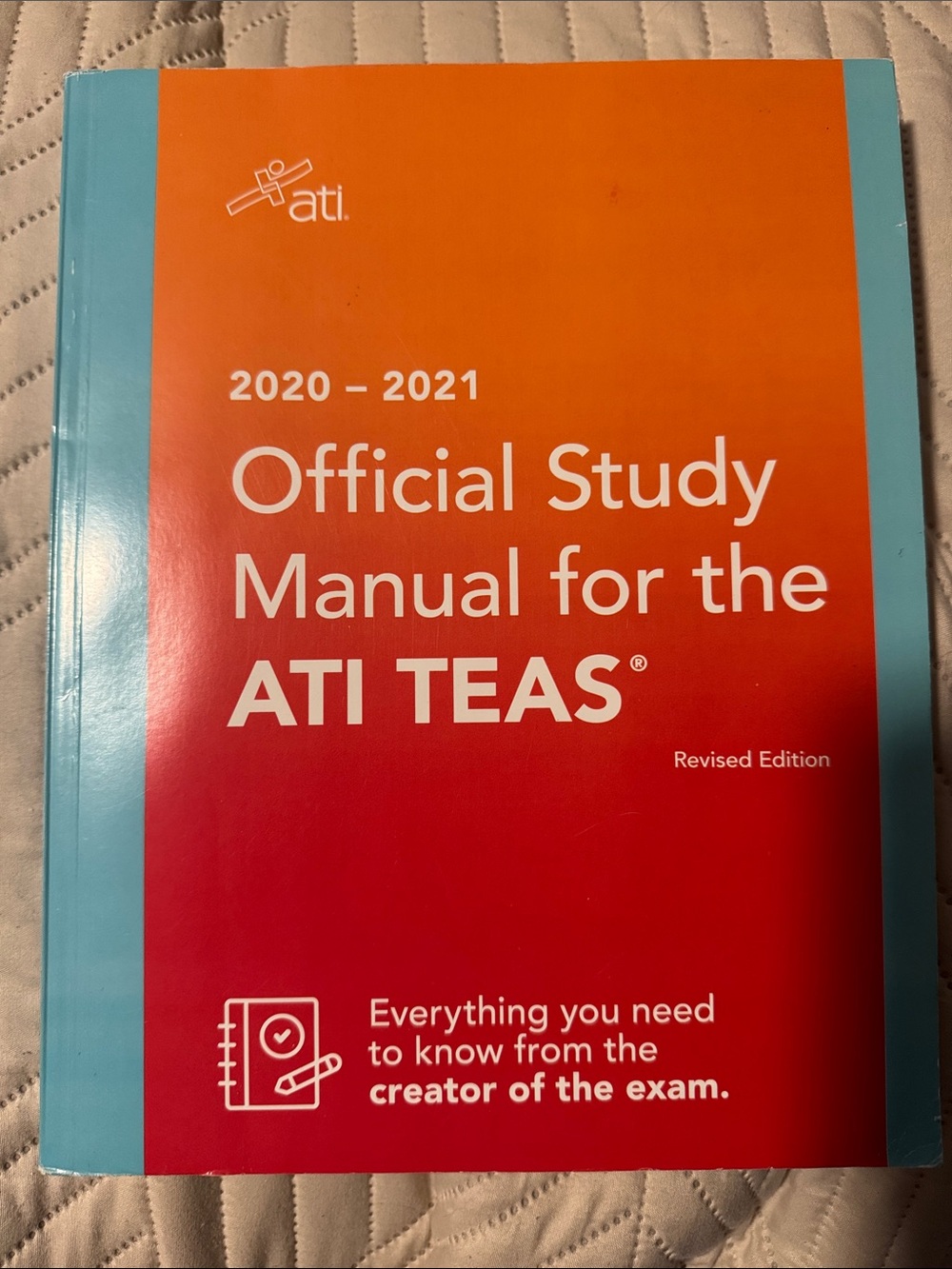 2020–2021 Official Study Manual for the TEAS — Red and Teal